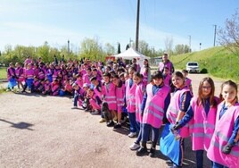 Pequeños en una actividad de Voluntariado Ambiental del año pasado.