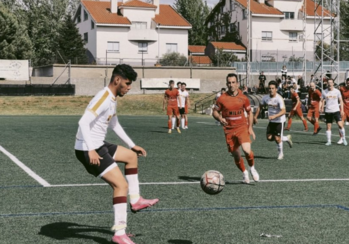 Youssef jugando con el filial del Salamanca en el Tori frente al Ciudad Rodrigo.