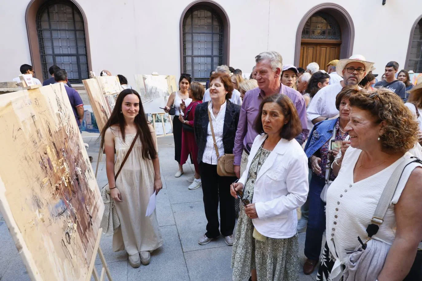 Lucía García se alza con el primer premio del XXIV Certamen de Pintura al Aire Libre de la Fundación GACETA