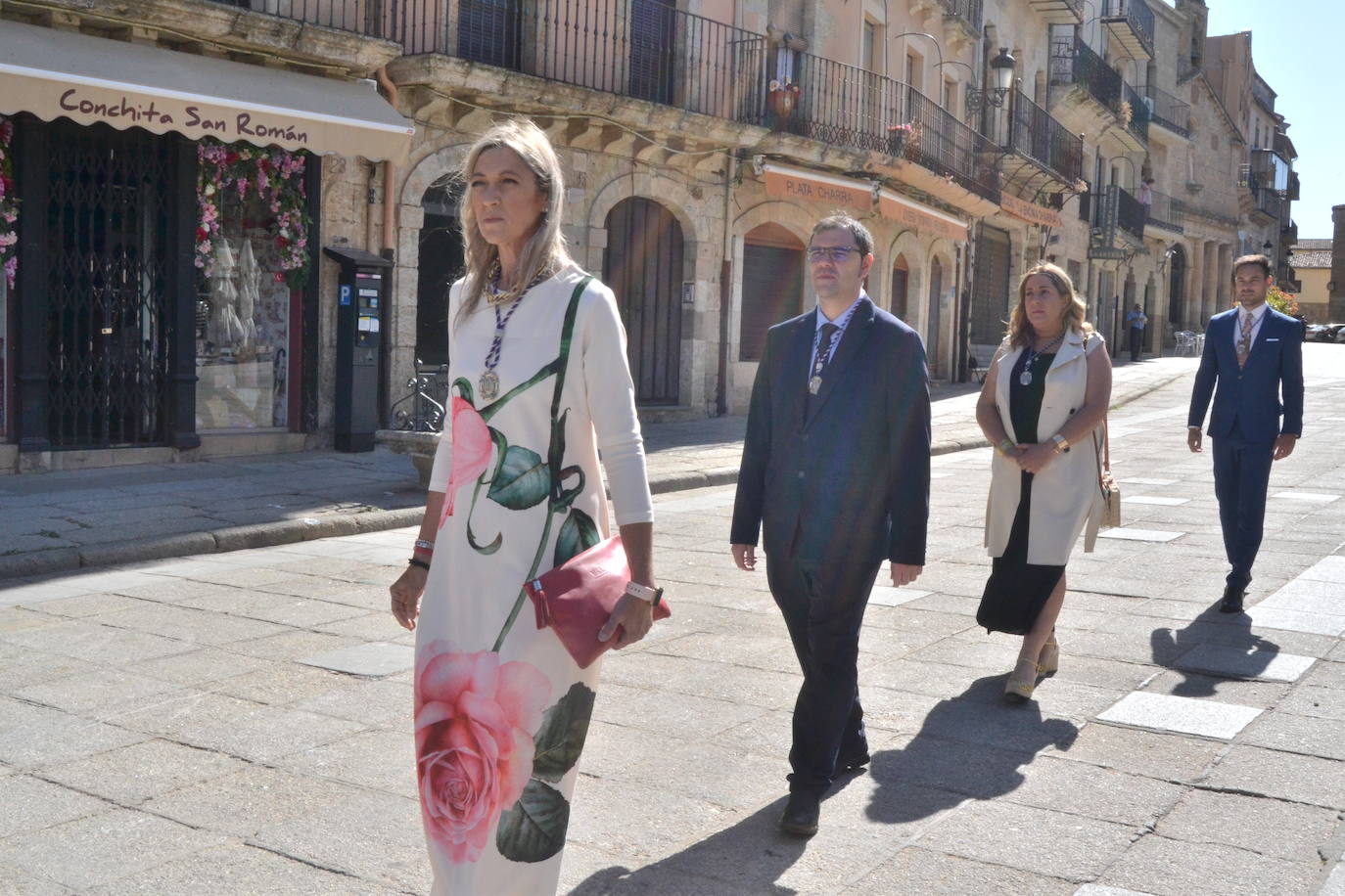 Lluvia de pétalos por el Corpus en Ciudad Rodrigo