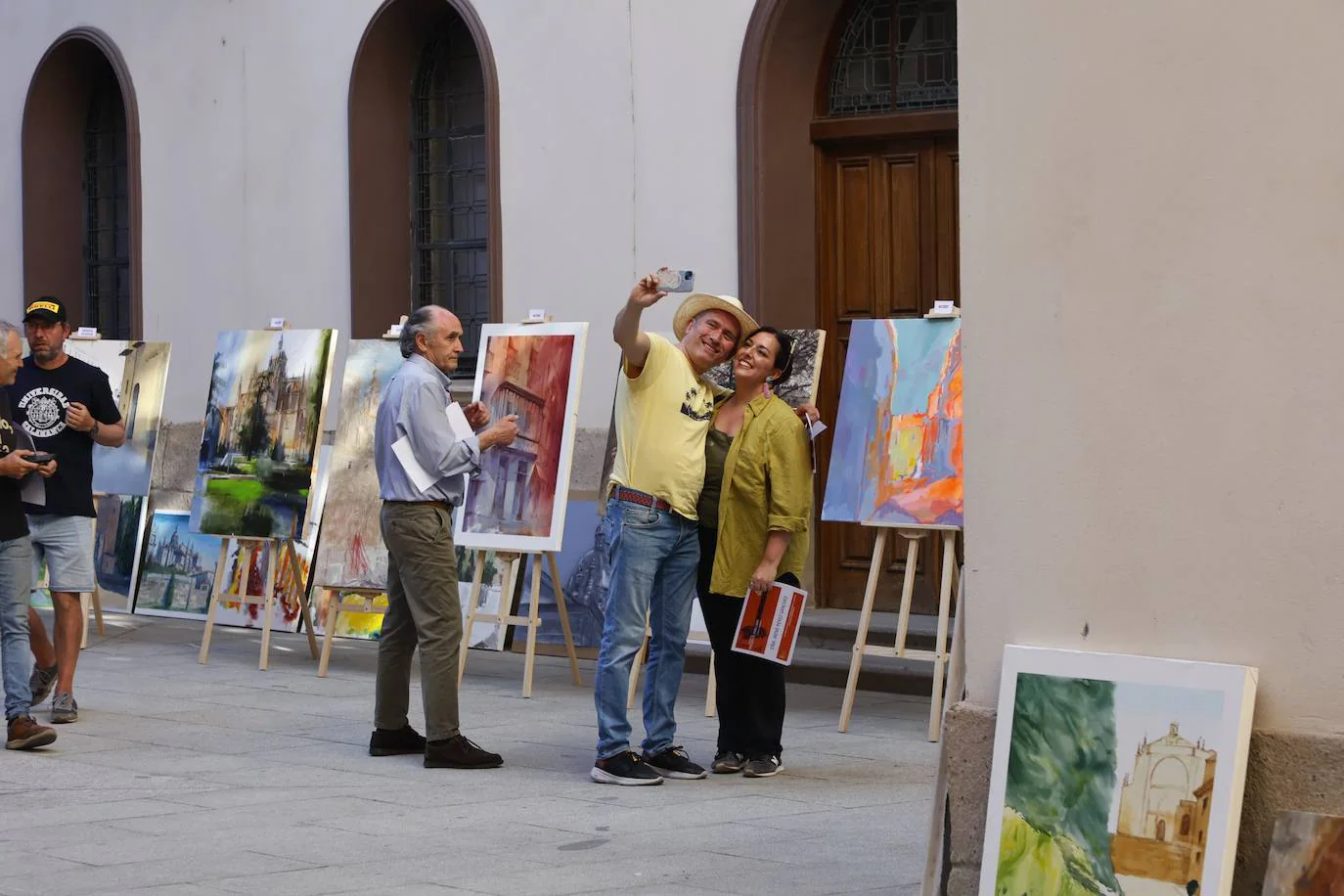 Lucía García se alza con el primer premio del XXIV Certamen de Pintura al Aire Libre de la Fundación GACETA