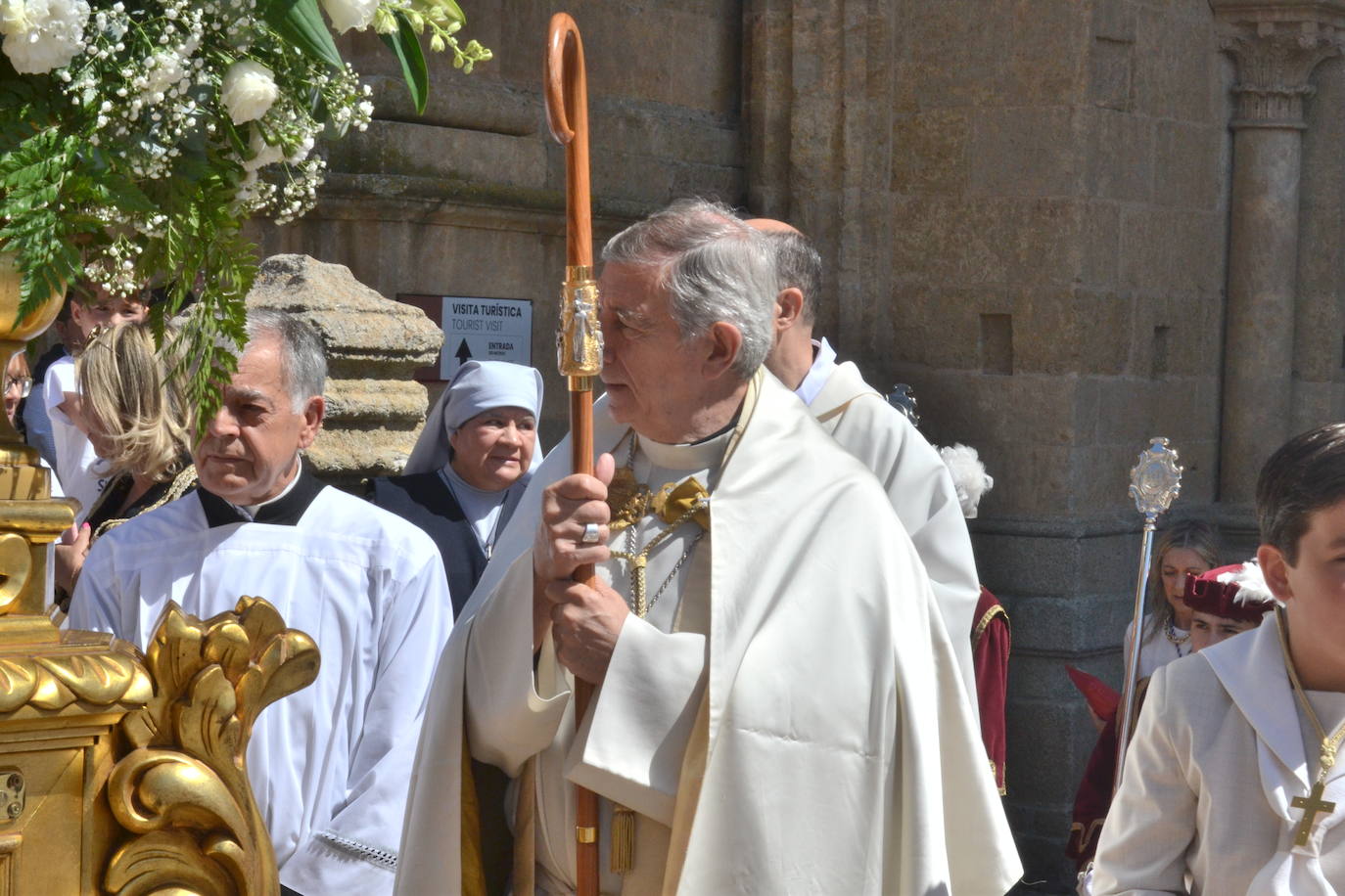 Lluvia de pétalos por el Corpus en Ciudad Rodrigo