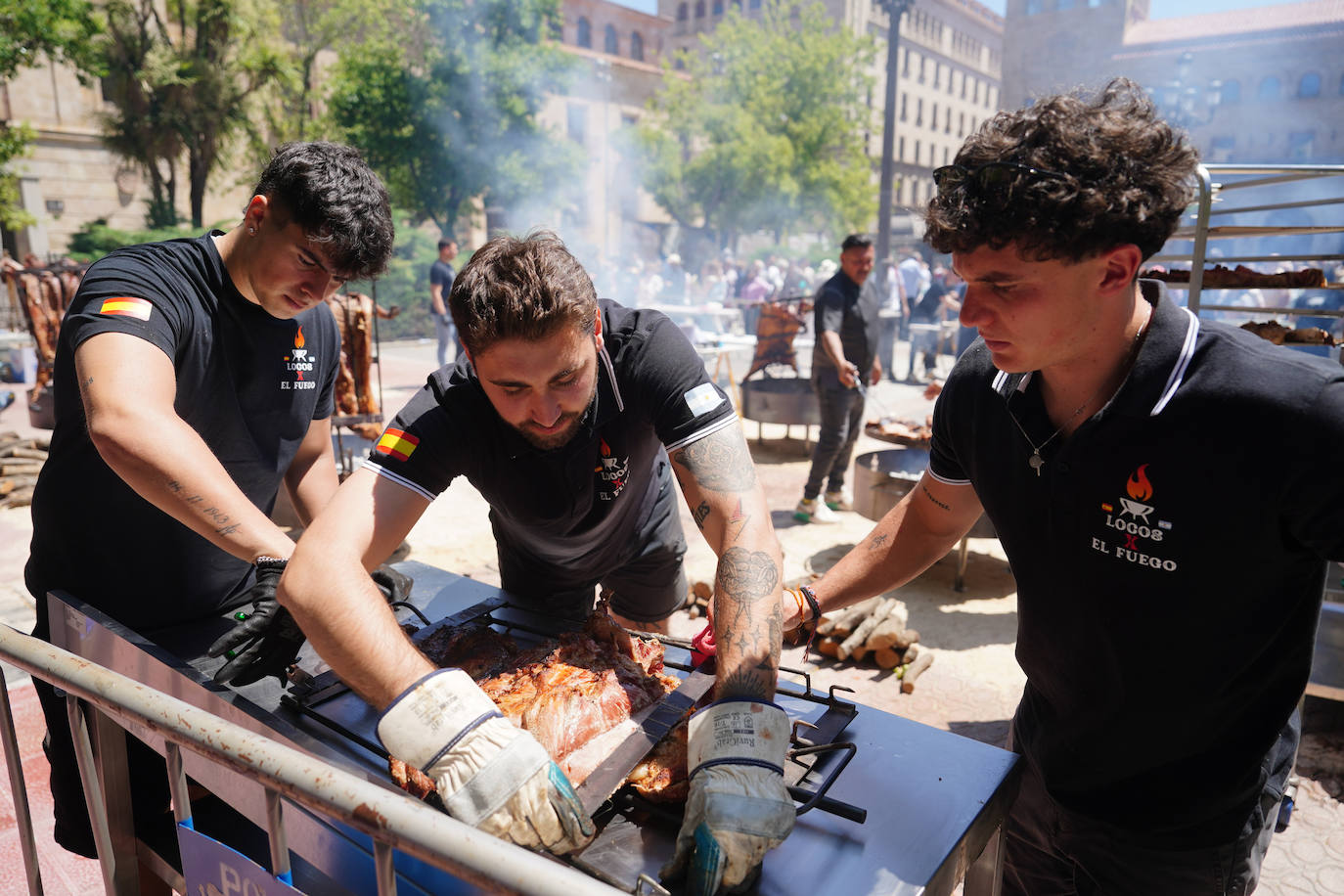 Miles de salmantinos disfrutan de una exitosa jornada de ibérico en el centro