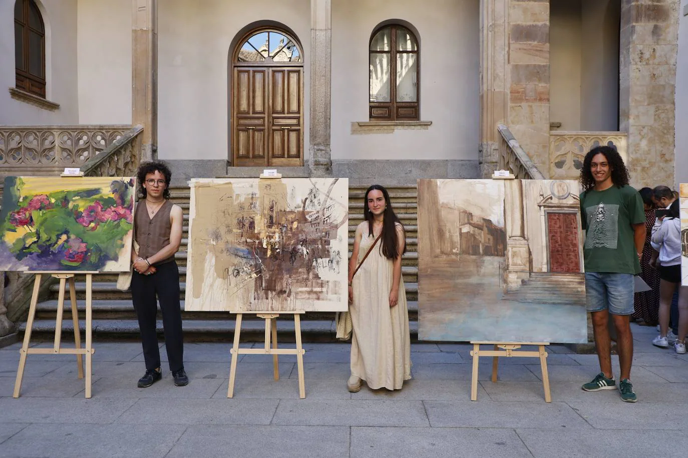 Lucía García se alza con el primer premio del XXIV Certamen de Pintura al Aire Libre de la Fundación GACETA