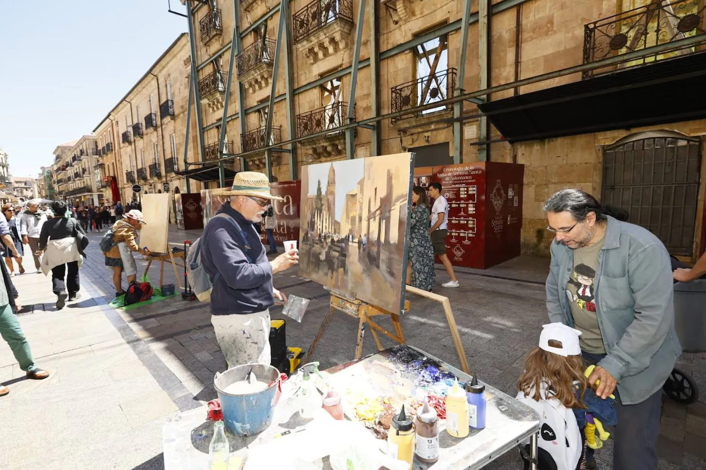 Salamanca se llena de arte con el Certamen de Pintura al Aire Libre de la Fundación GACETA