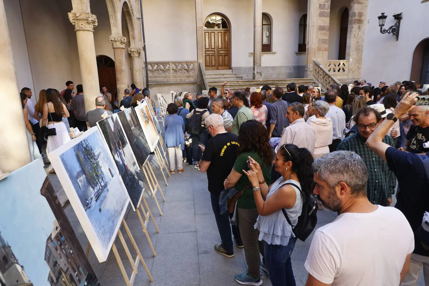 Lucía García se alza con el primer premio del XXIV Certamen de Pintura al Aire Libre de la Fundación GACETA