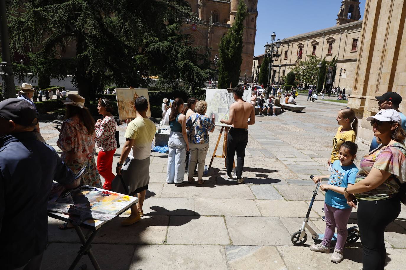 Salamanca se llena de arte con el Certamen de Pintura al Aire Libre de la Fundación GACETA