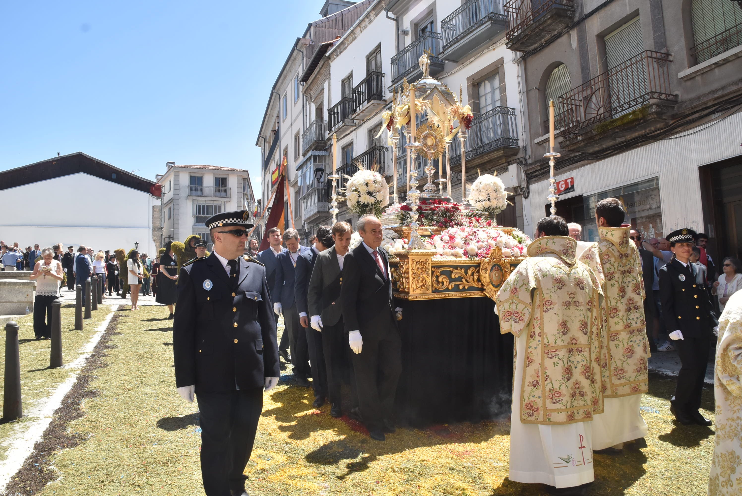 Béjar brilla en el quinto aniversario de su Corpus más internacional