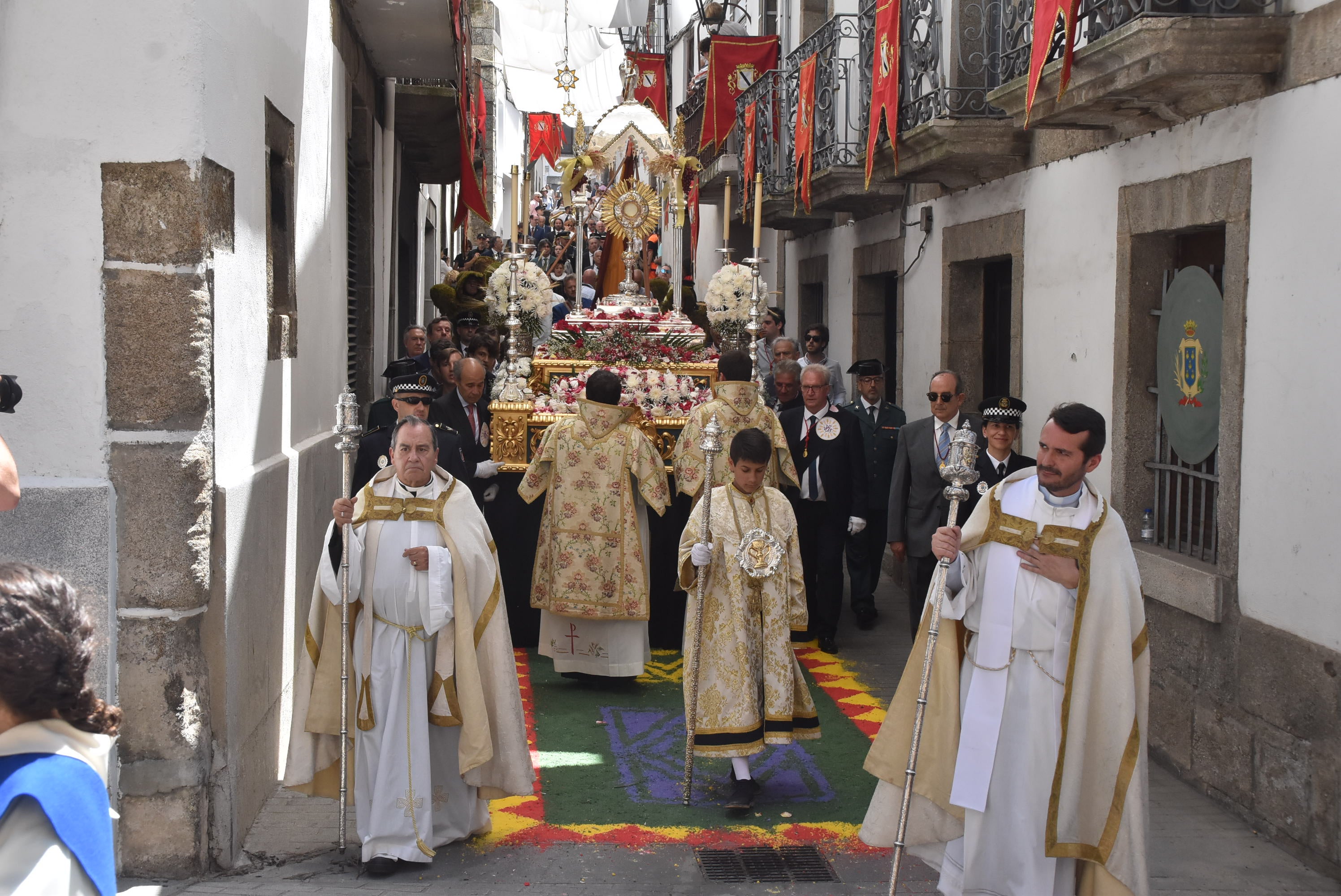 Béjar brilla en el quinto aniversario de su Corpus más internacional