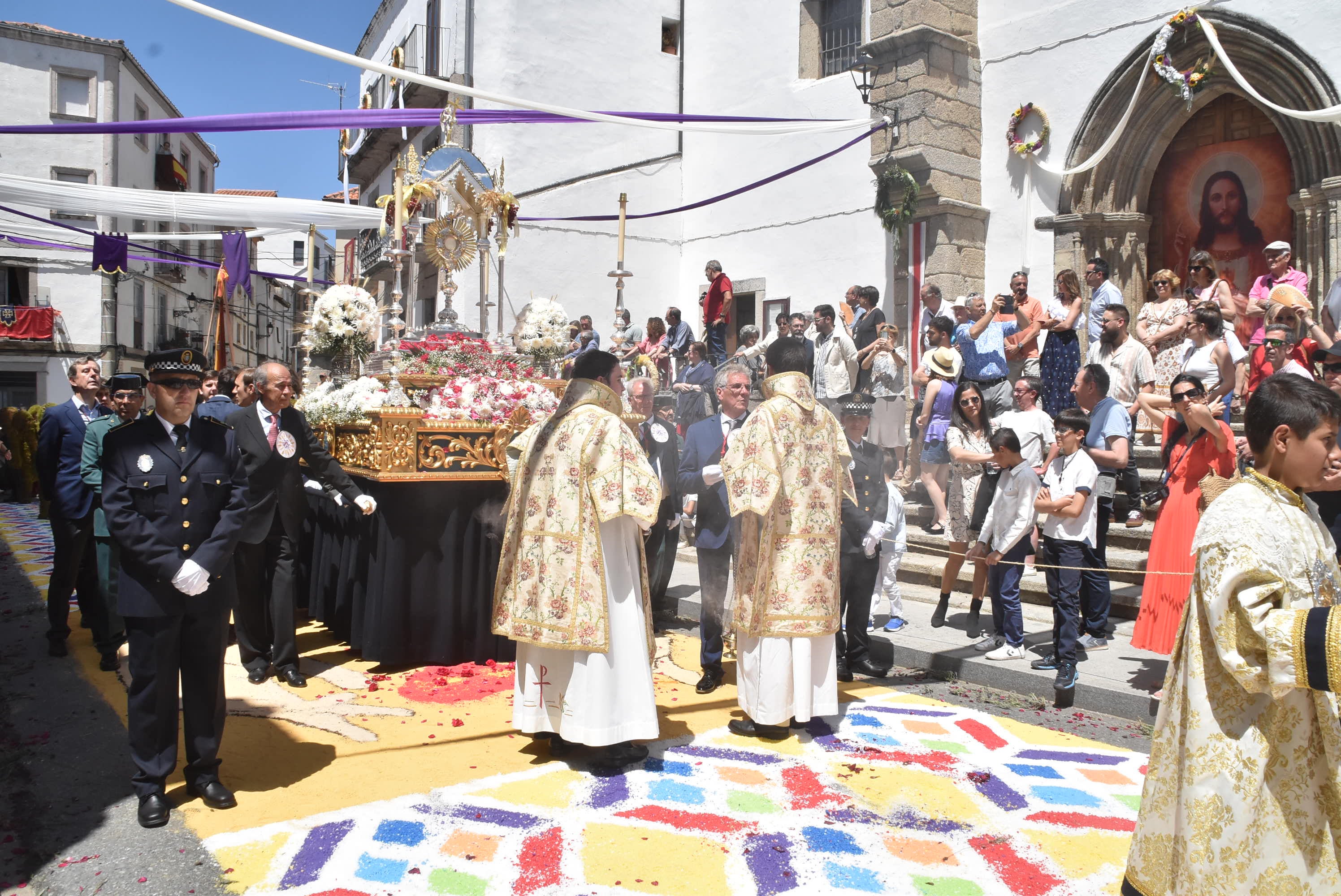 Béjar brilla en el quinto aniversario de su Corpus más internacional