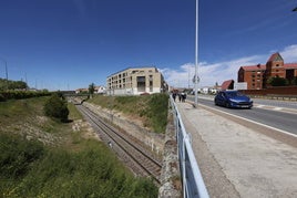 Imagen de la línea férrea Salamanca-Fuentes de Oñoro.