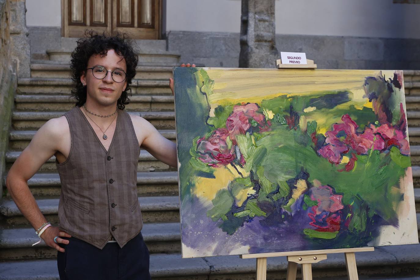 Lucía García se alza con el primer premio del XXIV Certamen de Pintura al Aire Libre de la Fundación GACETA