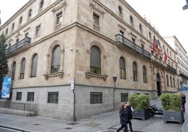 Exterior de la sede de la Diputación de Salamanca