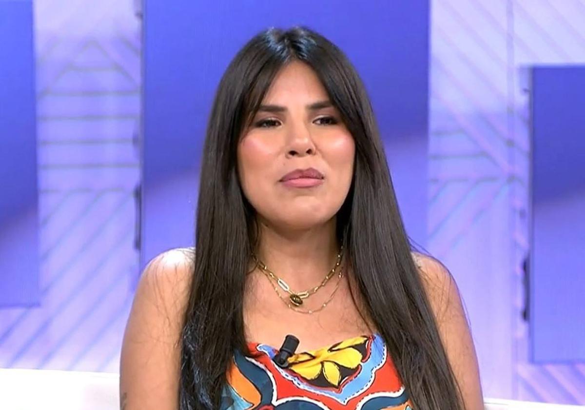 Isa Pantoja, en una aparición televisiva.