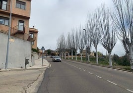 Calle de la Cuesta, en Cabrerizos.