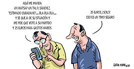 La viñeta de Morán