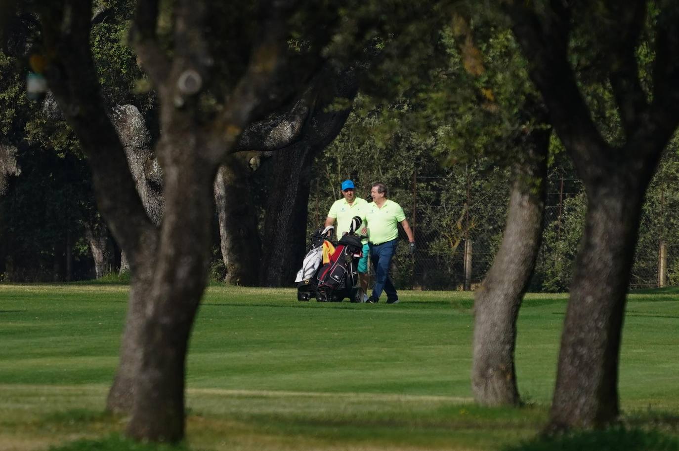 Lluvia de famosos en el campo de golf de La Valmuza
