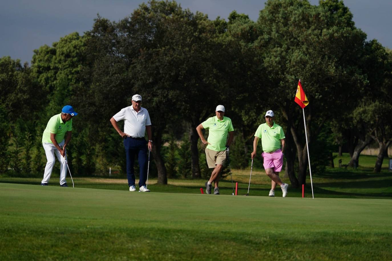 Lluvia de famosos en el campo de golf de La Valmuza