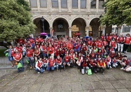 Los participantes del Maratón Fotográfico en la jornada de este sábado.