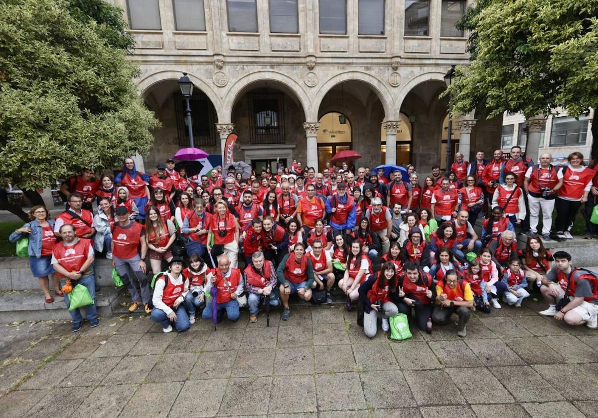 Los participantes del Maratón Fotográfico en la jornada de este sábado.