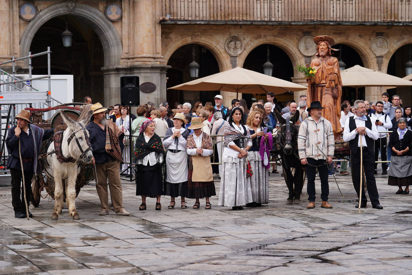 Así vive Salamanca el desfile del IV Festival Siglo de Oro