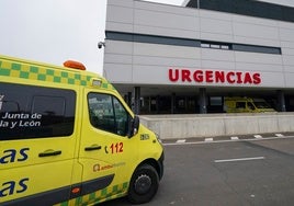 La herida fue trasladada en ambulancia al Hospital.