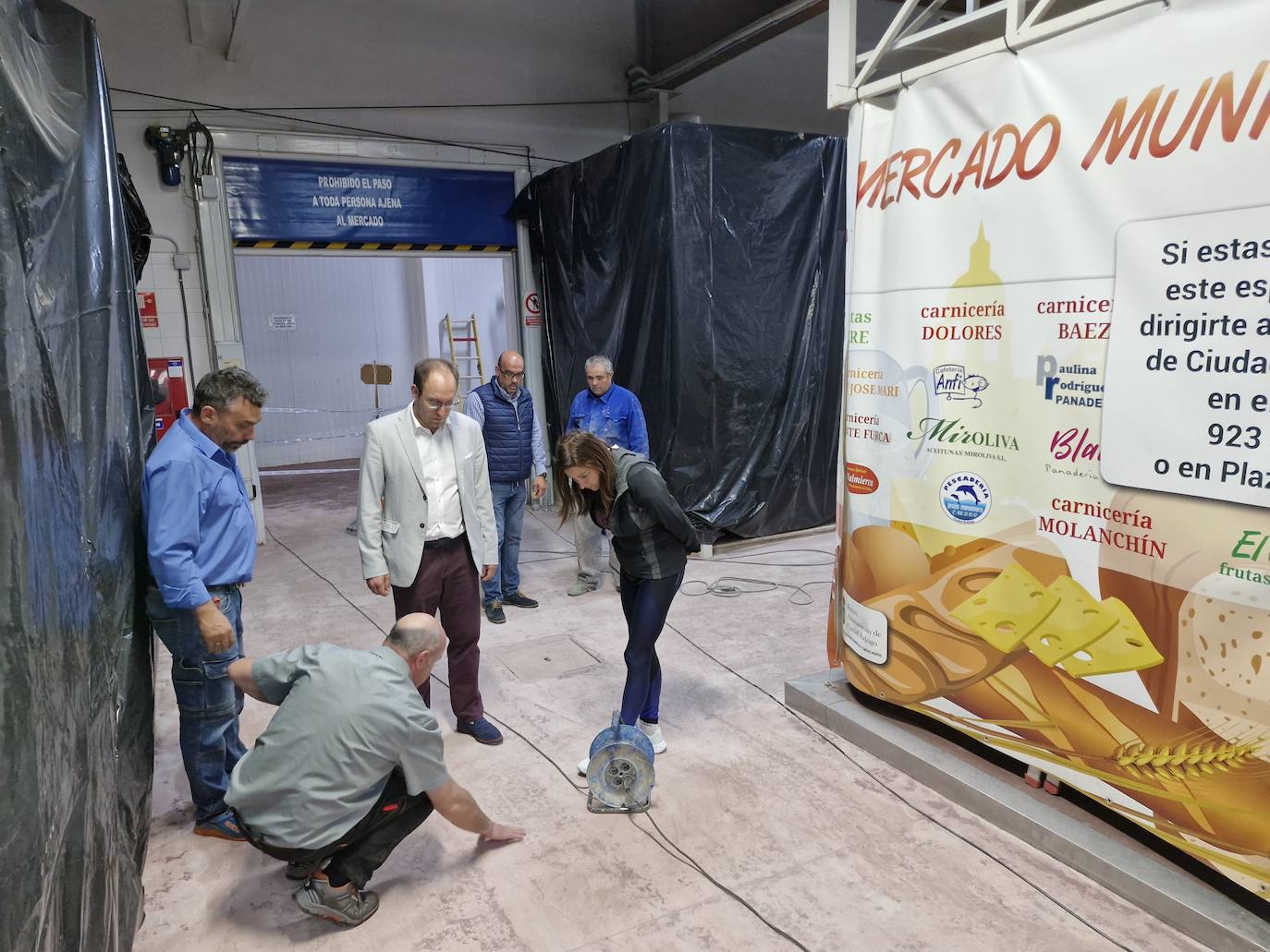 Comienzan las obras de mejora del mercado de abastos de Ciudad Rodrigo