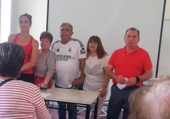 Miembros de la Junta Directiva de la asociación.