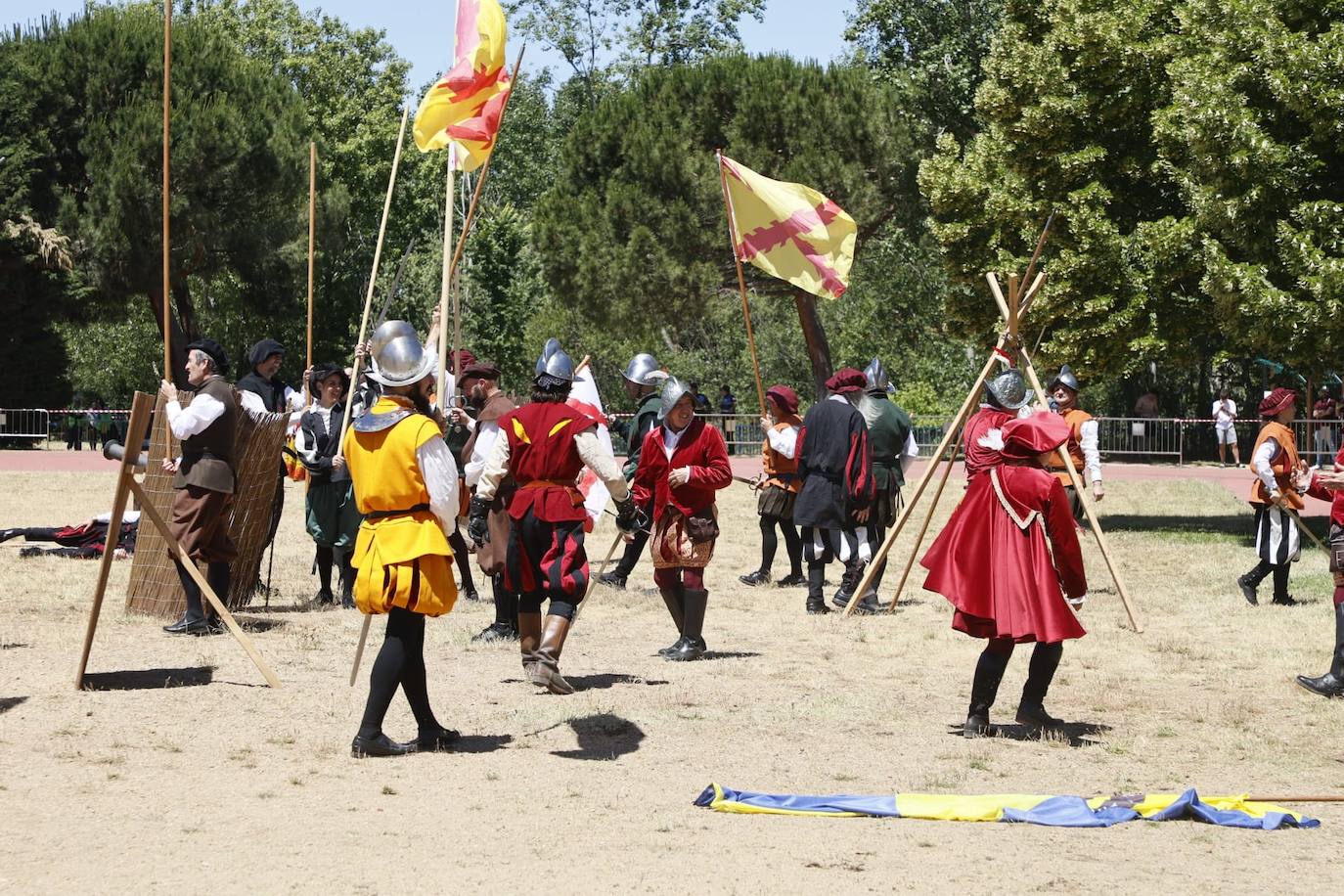 La batalla de los Tercios en el Puente Romano, en imágenes