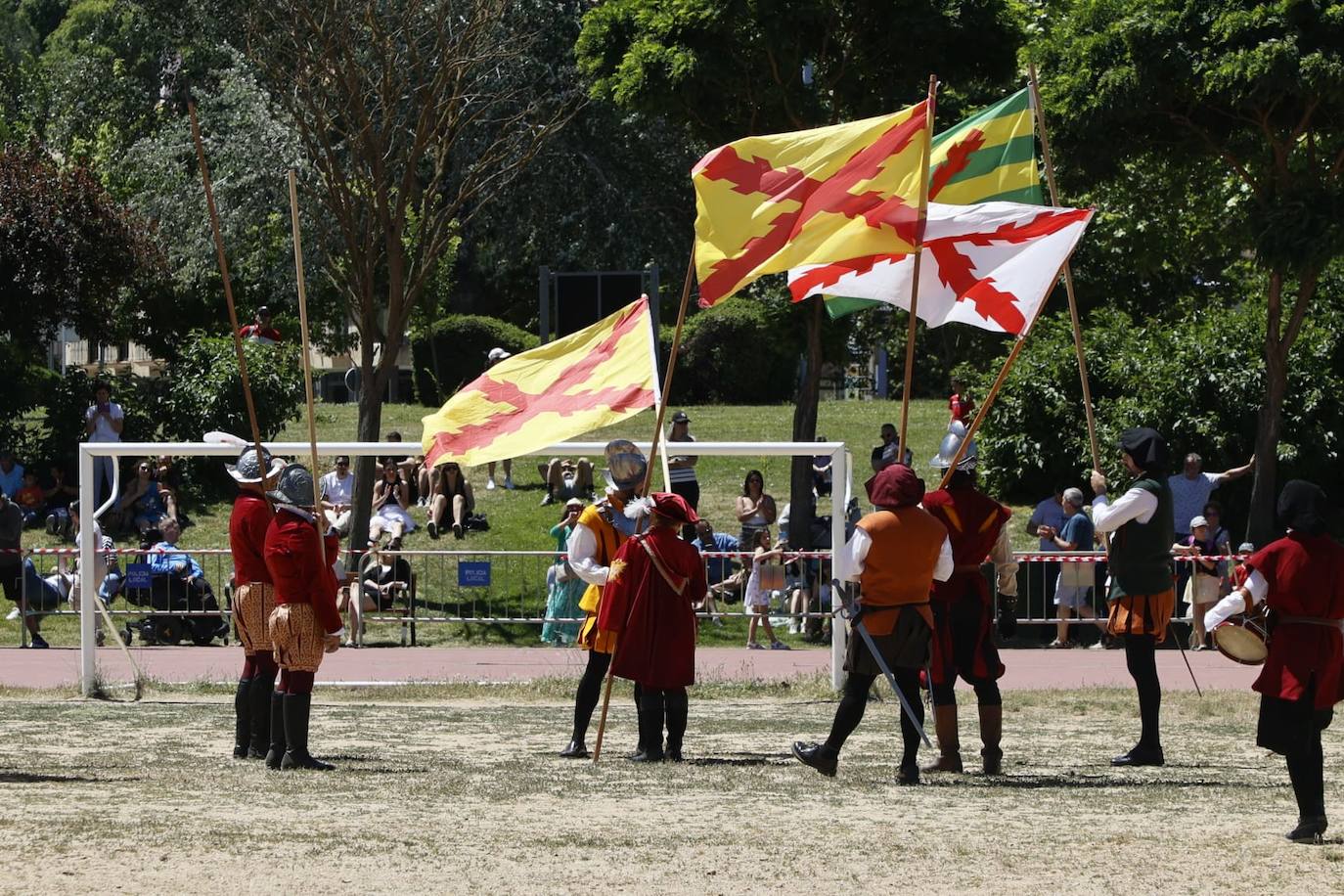 La batalla de los Tercios en el Puente Romano, en imágenes