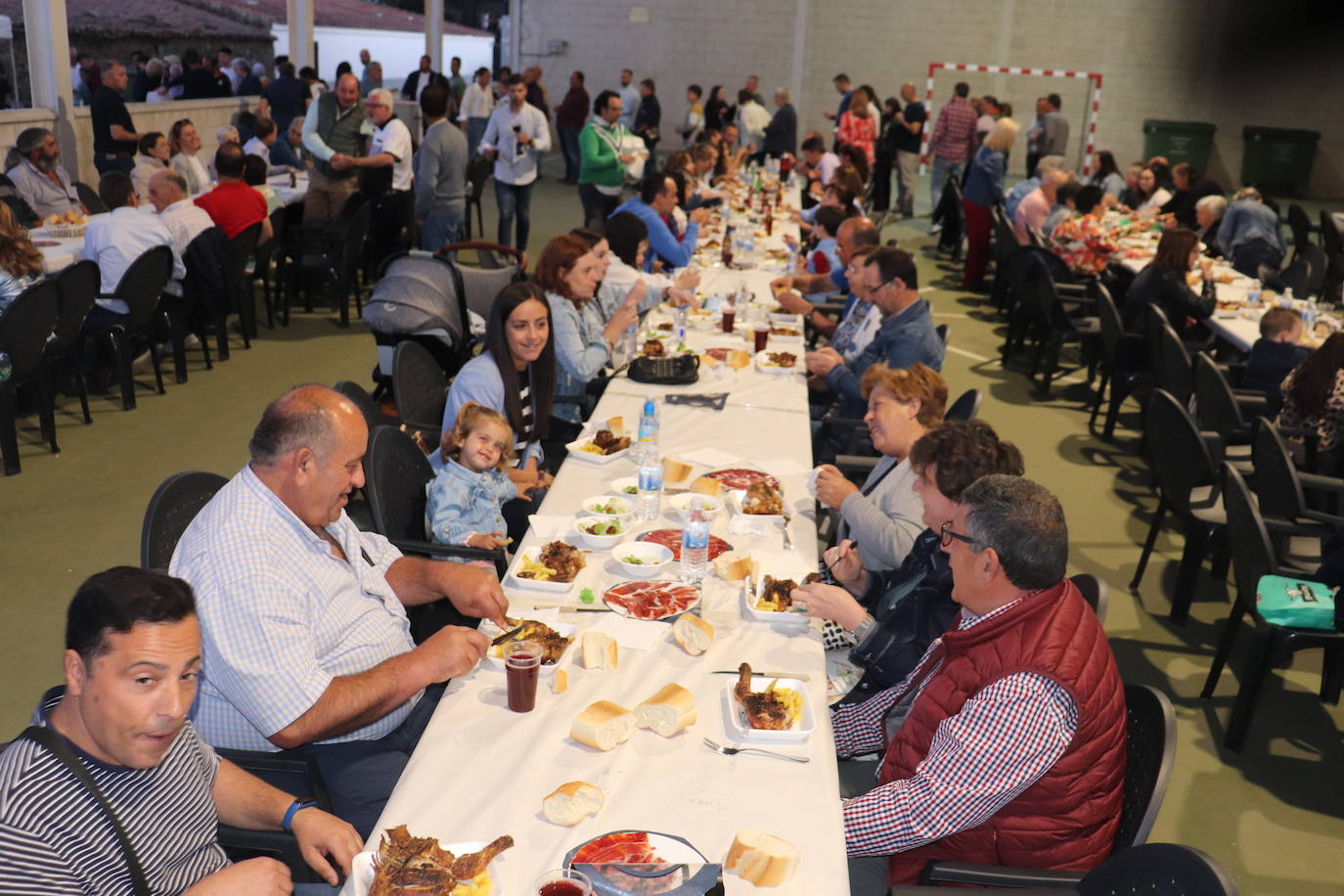 Montejo disfruta de la fiesta con buen sabor de boca