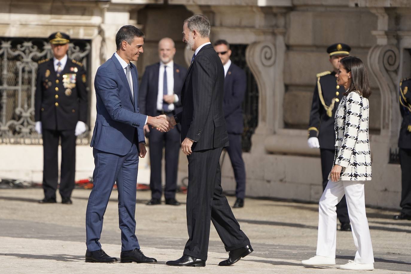 Ovaciones y «vivas» en la celebración del décimo aniversario de Felipe VI al frente de la Corona