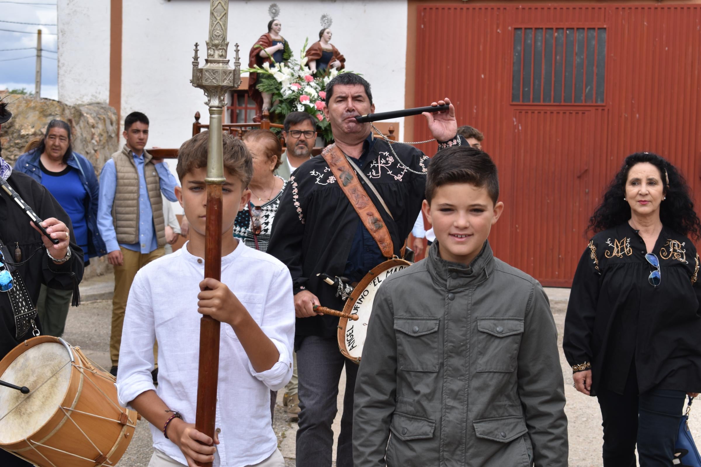 40 kilos de cerezas para cerrar las fiestas en Sieteiglesias de Tormes