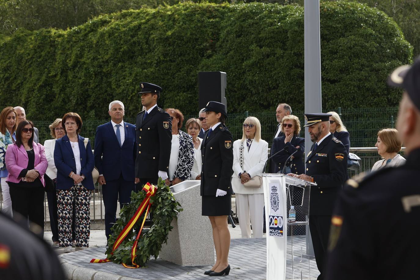 Así ha sido el emotivo recuerdo de la Policía Nacional de Salamanca a los agentes asesinados a manos de grupos terroristas