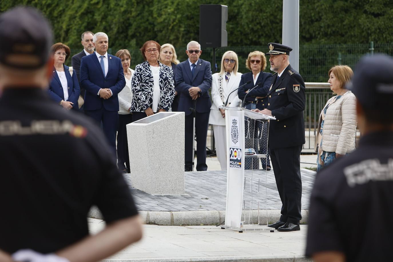 Así ha sido el emotivo recuerdo de la Policía Nacional de Salamanca a los agentes asesinados a manos de grupos terroristas