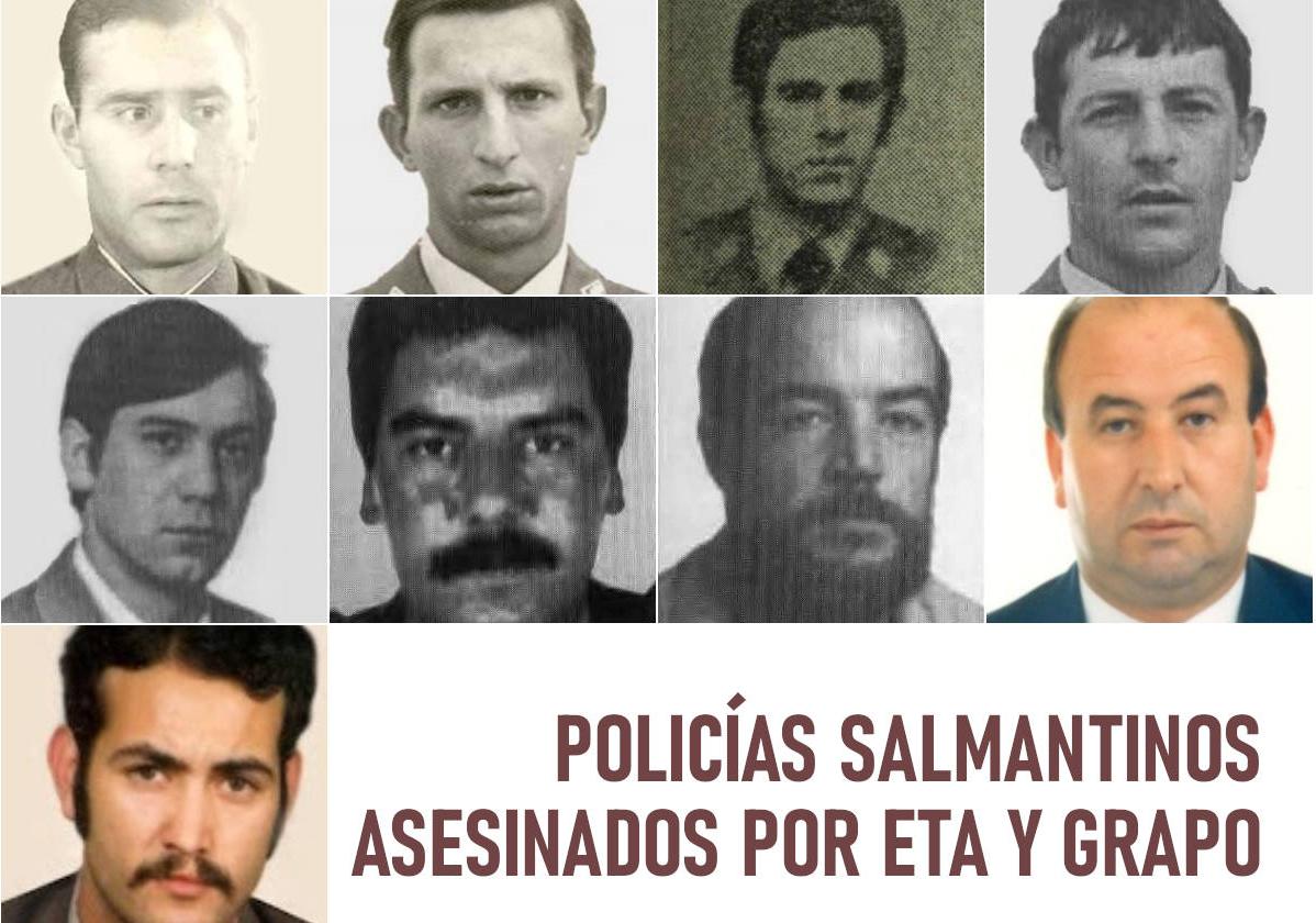 Las dramáticas historias de los 9 policías homenajeados este jueves en Salamanca