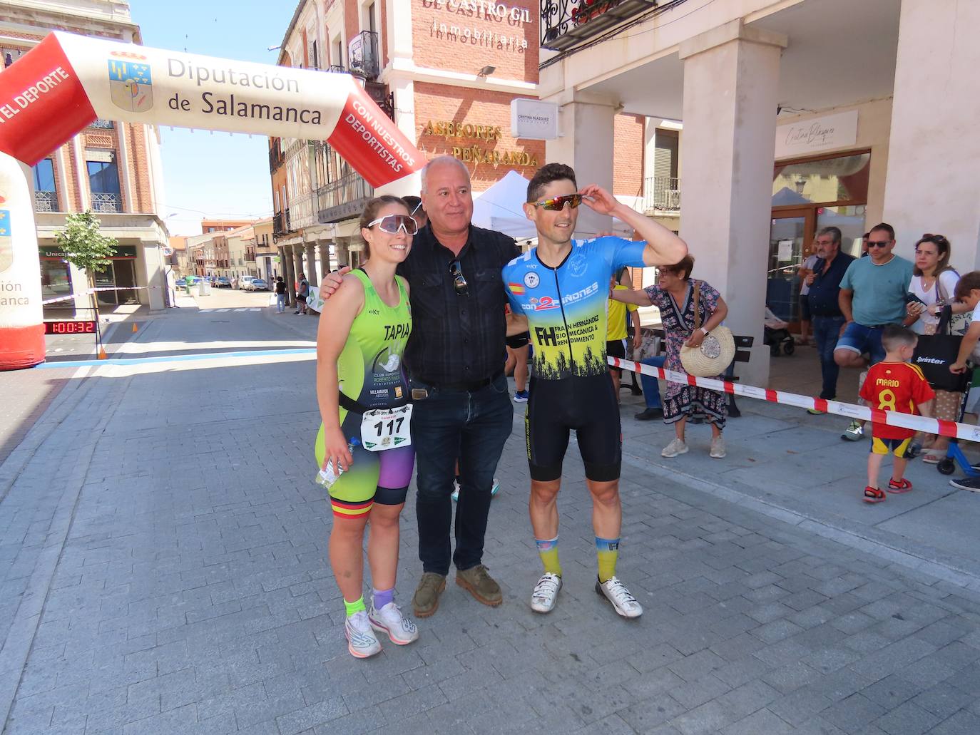 Jorge Horcajo y María Jesús Martín se imponen en el VII Duatlón Cross ‘Ciudad de Peñaranda’