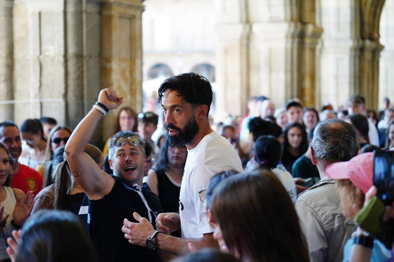 La recepción del Salamanca UDS en el Ayuntamiento, en imágenes