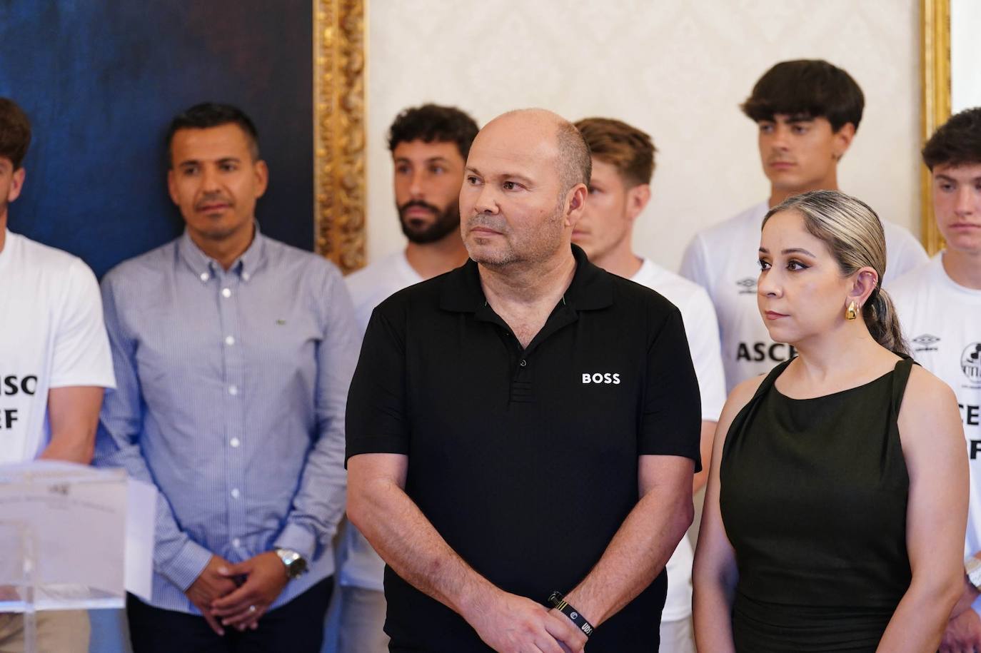 La recepción del Salamanca UDS en el Ayuntamiento, en imágenes