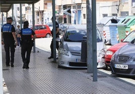 Imagen del choque en la Avenida de Portugal.