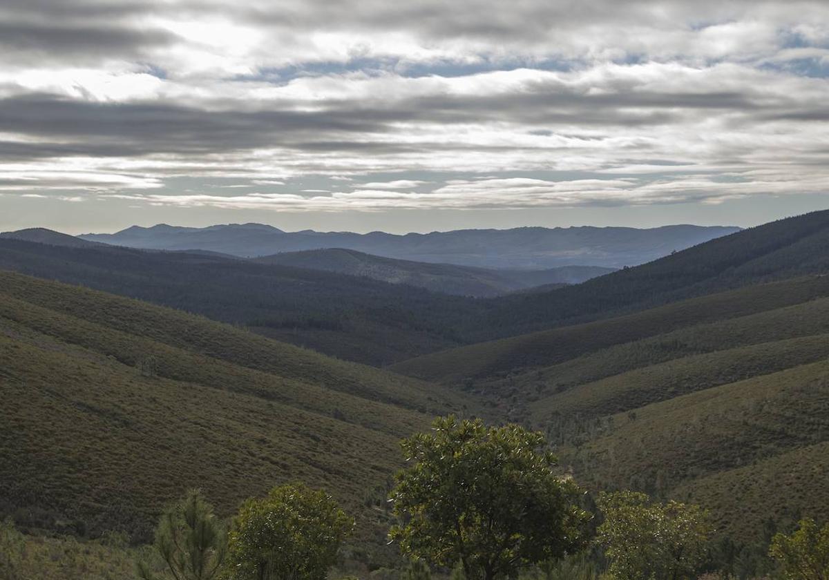 Panorámica de la Reserva Natural da Serra da Malcata.