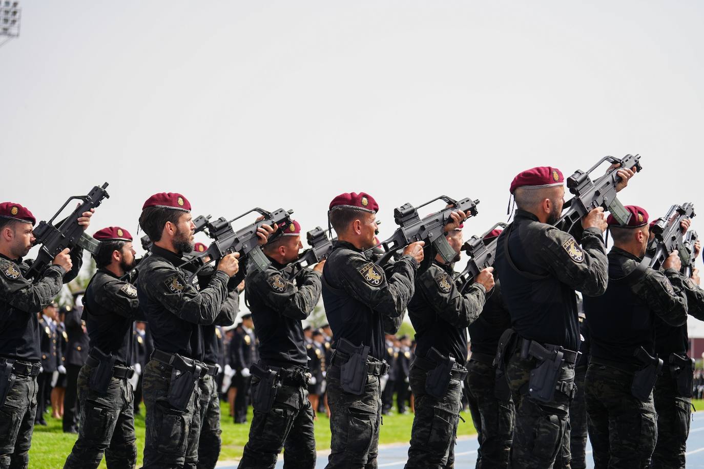 Corchado y Mañueco, en la jura de más de dos mil nuevos agentes de la Policía Nacional, junto al Rey