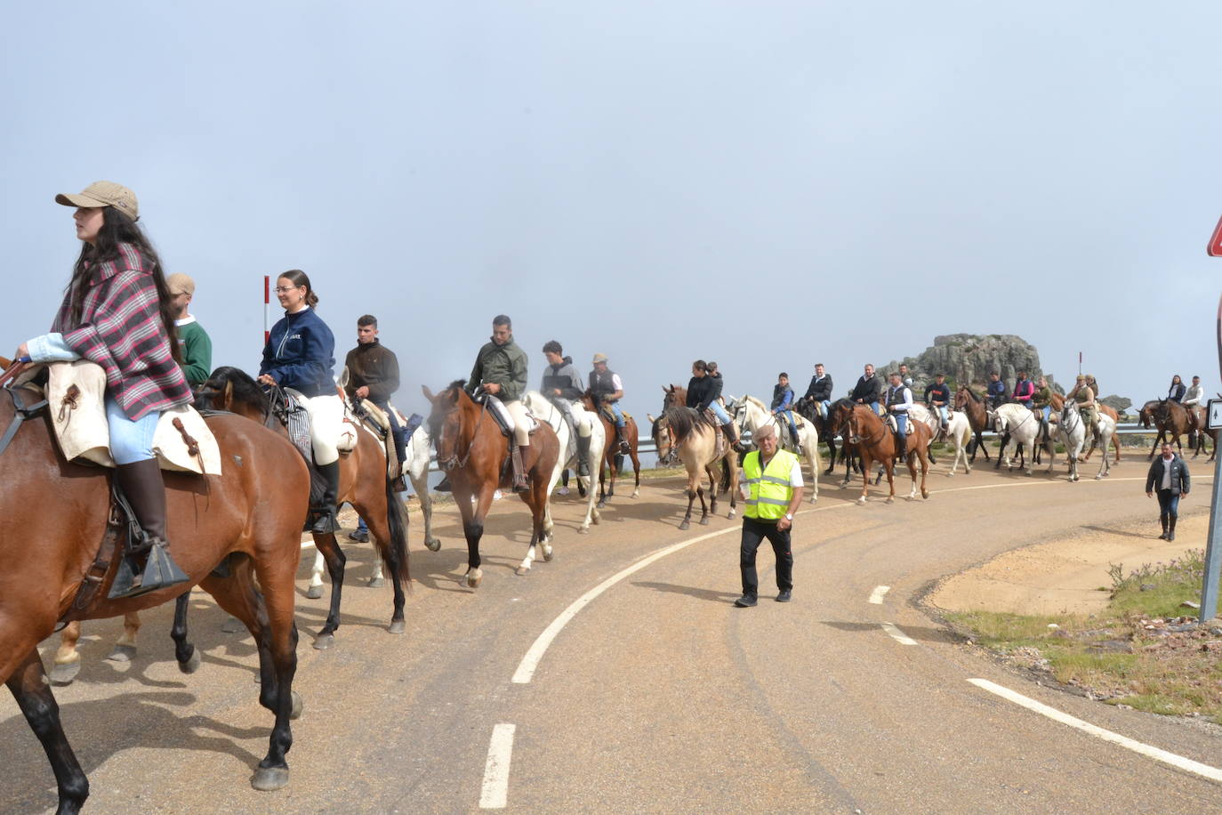 Los romeros de la Peña de Francia llegan al santuario