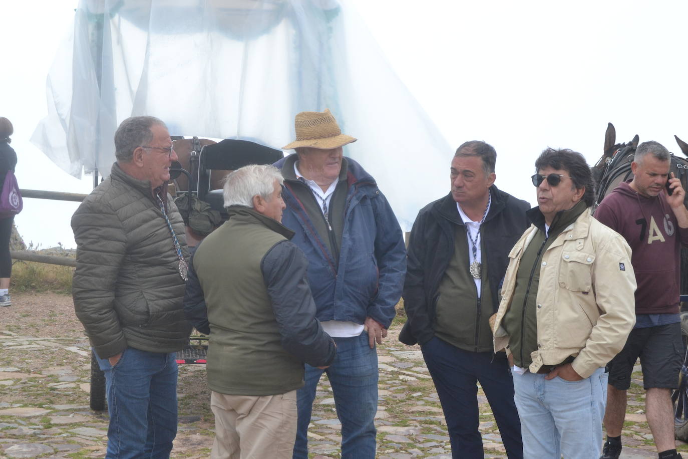 Los romeros de la Peña de Francia llegan al santuario