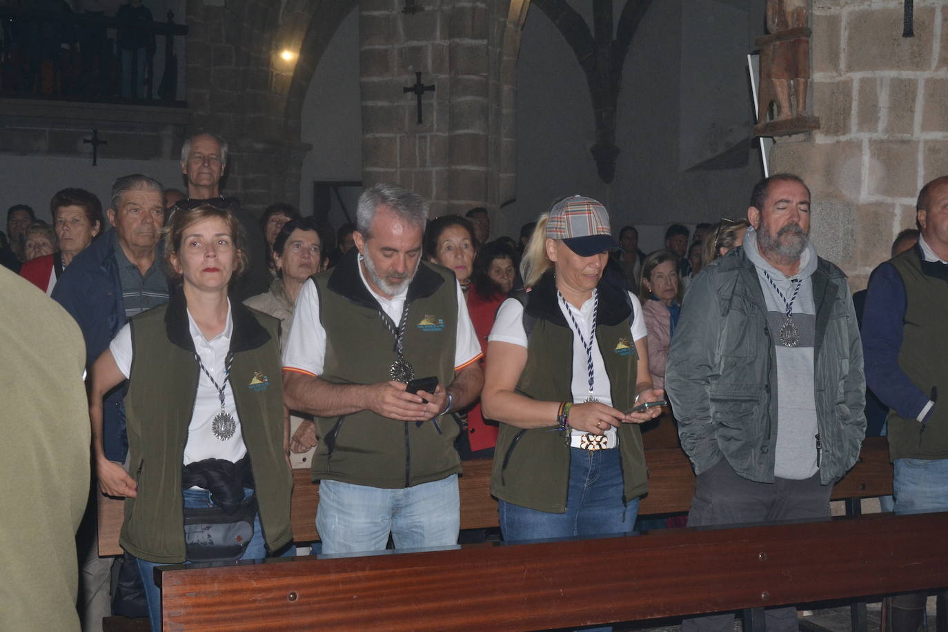 Los romeros de la Peña de Francia llegan al santuario