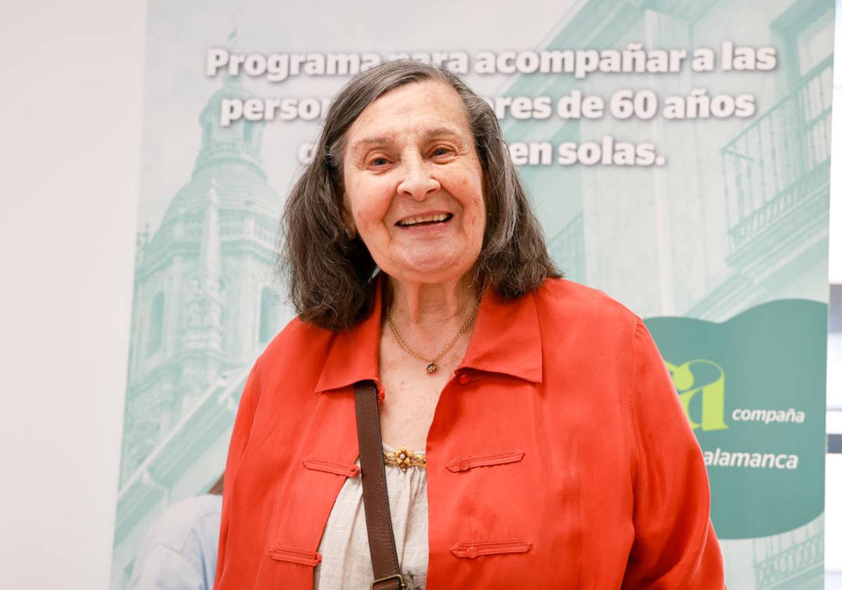 Ana María, en una sala del Victoria Adrados.