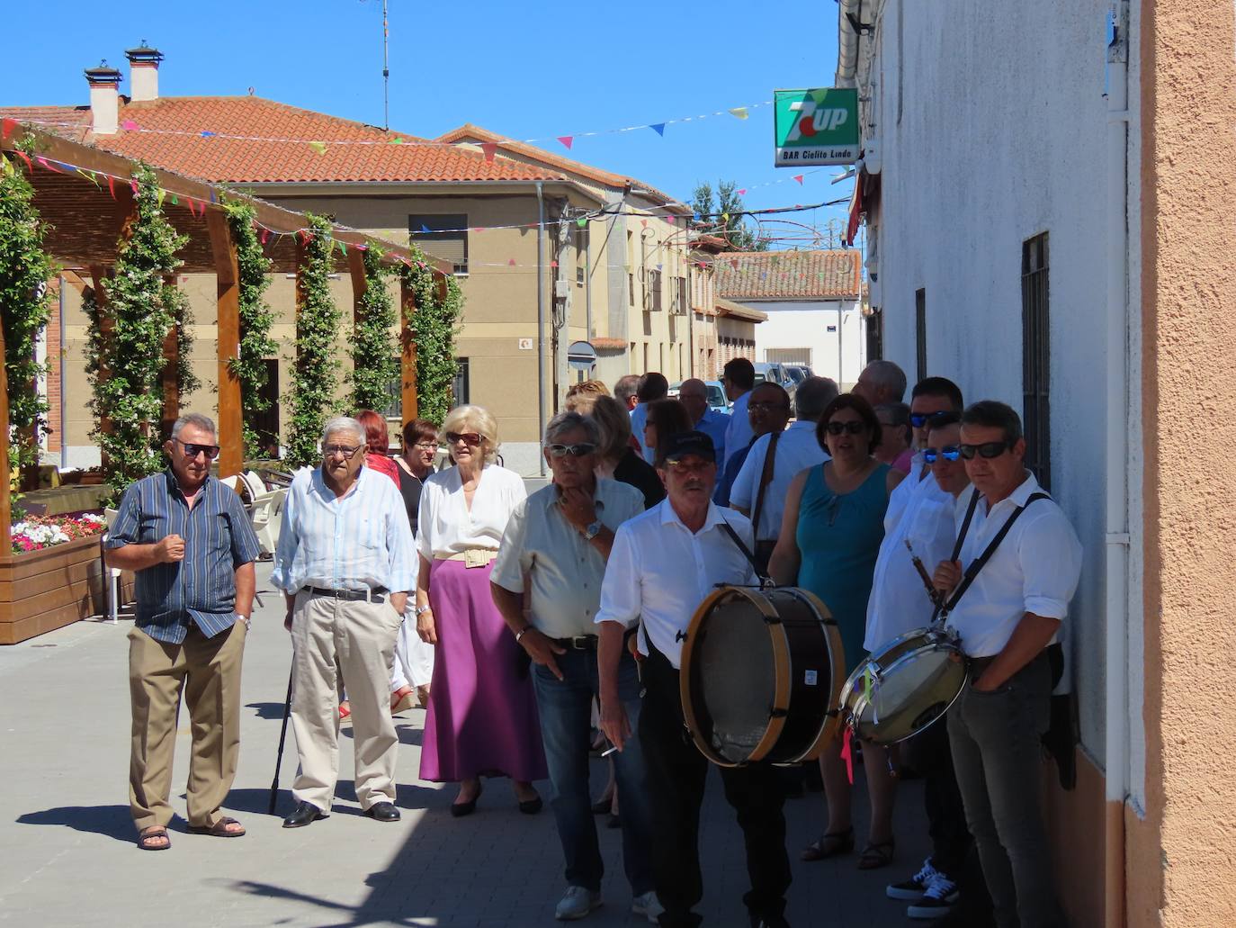 Así ha sido procesión en honor a la Virgen del Rosario de Mancera