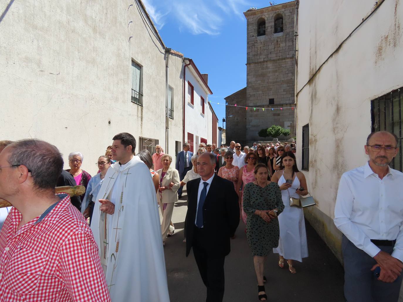 Así ha sido procesión en honor a la Virgen del Rosario de Mancera