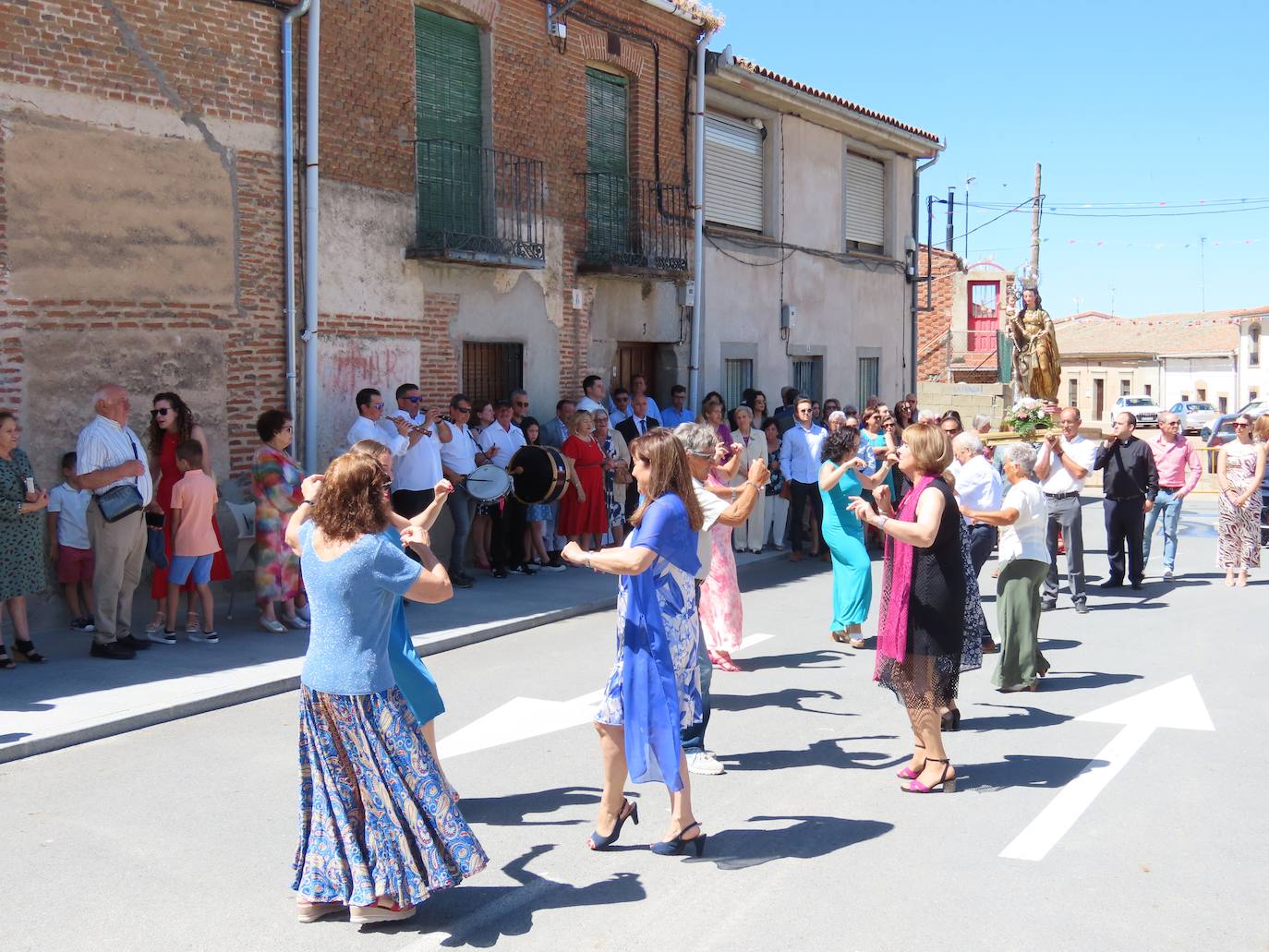 Así ha sido procesión en honor a la Virgen del Rosario de Mancera