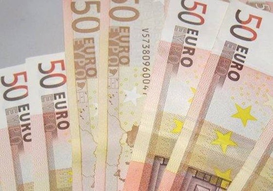 Billetes de 50 euros.